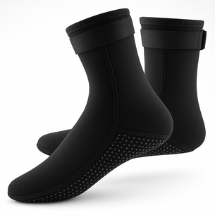 3mm Wetsuitsokken Antislip Surf & Snorkel Sokken - Elastisch & Duurzaam