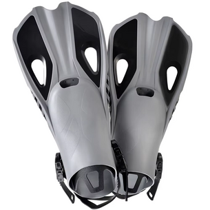 AquaFlex DuckMesh ShortPro – Verstelbare Snorkelvinnen met Open Hak