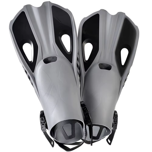 AquaFlex DuckMesh ShortPro – Verstelbare Snorkelvinnen met Open Hak